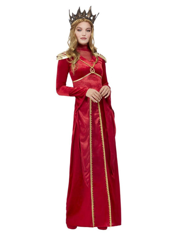 Women's The Red Queen Halloween Medieval Costume
