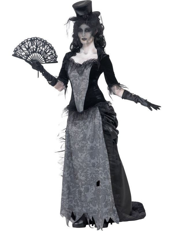 Women's Ghost Town Black Widow Halloween Costume