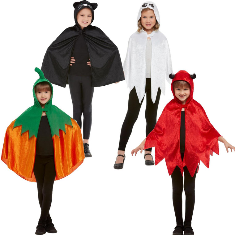 Children's Halloween Hooded Cape Costumes