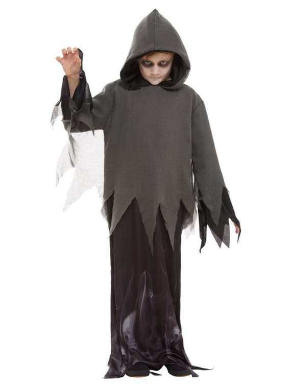 Children's Black Ghost Ghoul Halloween Costume