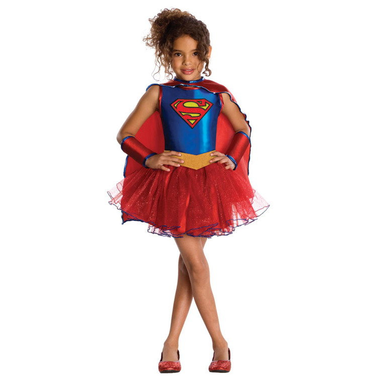 Children's Red And Blue Official Supergirl Tutu Costume