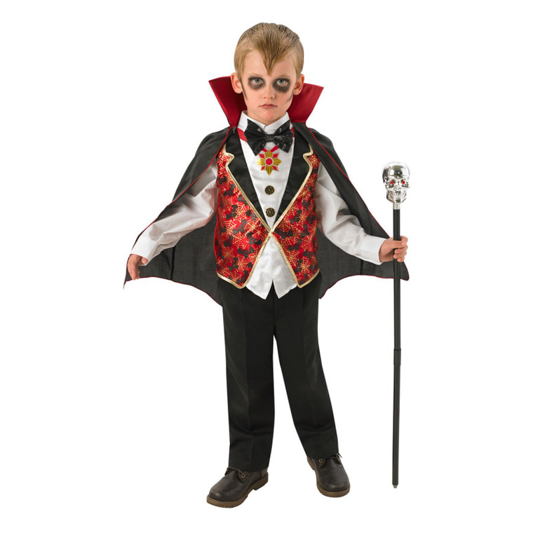 Children's Red Vampire Dracula Costume Vest