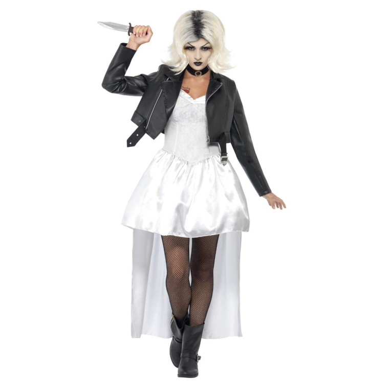 Ladies Bride of Chucky Halloween Costume UK 12-14