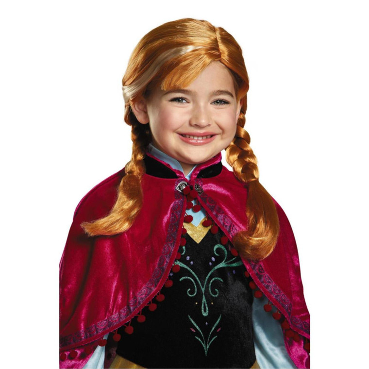 Children's Disney Frozen Anna Wig