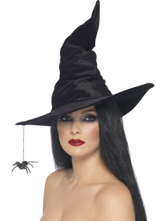 Adult's Witch Hat With Spider