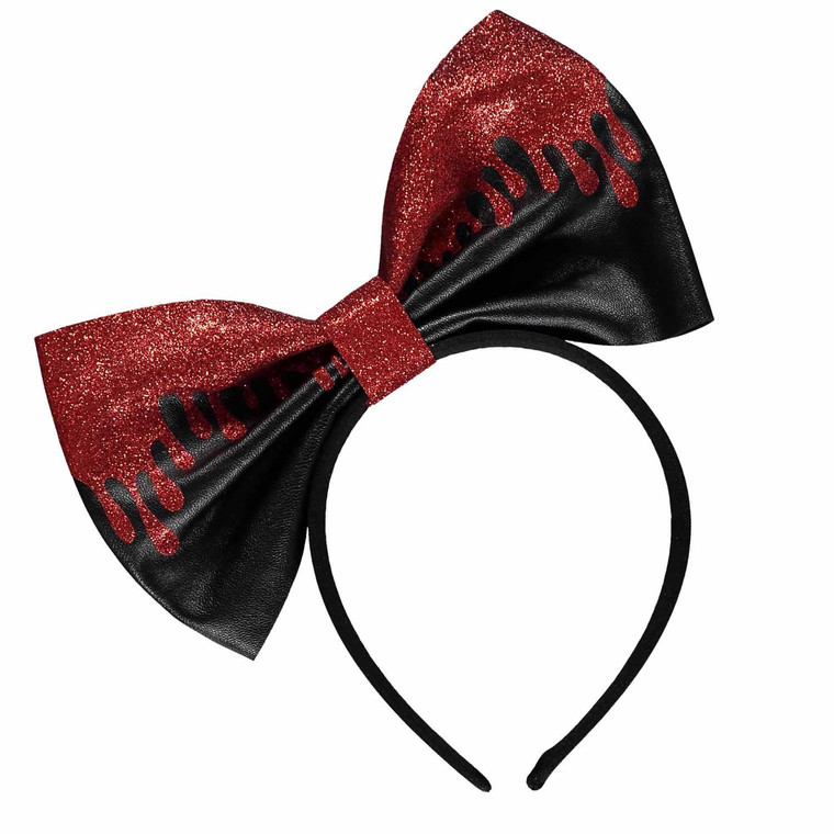 Blood Drip Bow Headband