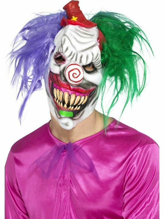 Men'S Kolorful Killer Klown Dressing Up Halloween It Scary Horror Mask Clown