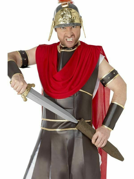 Roman Worrior Gladiator Sword Adult Mens Smiffys Fancy Dress Costume Accessory