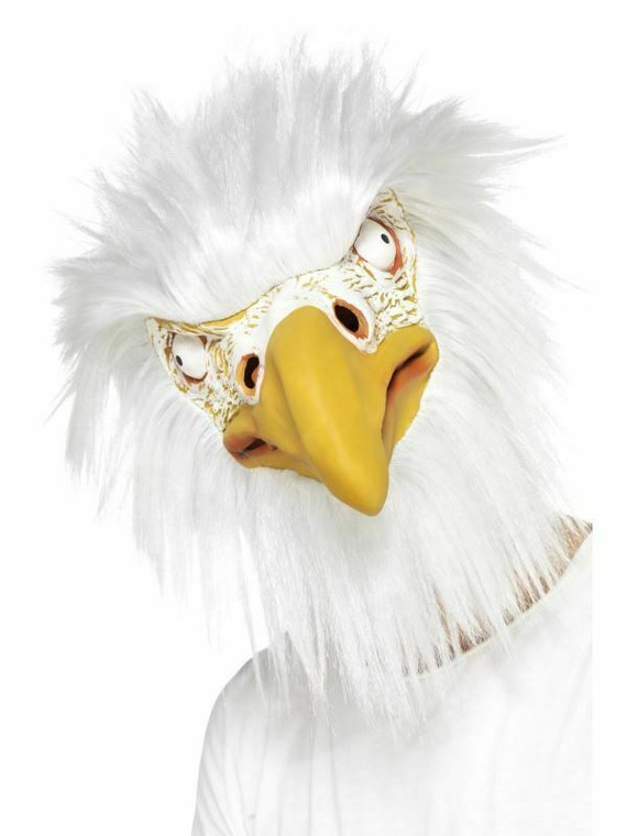 Adult Eagle Overhead Mask Animal Bird Mens Ladies Fancy Dress Costume Accessory