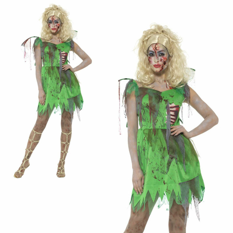 Adult Ladies Sexy Zombie Woodland Fairy Halloween Cosplay Costume Fantasy SFX