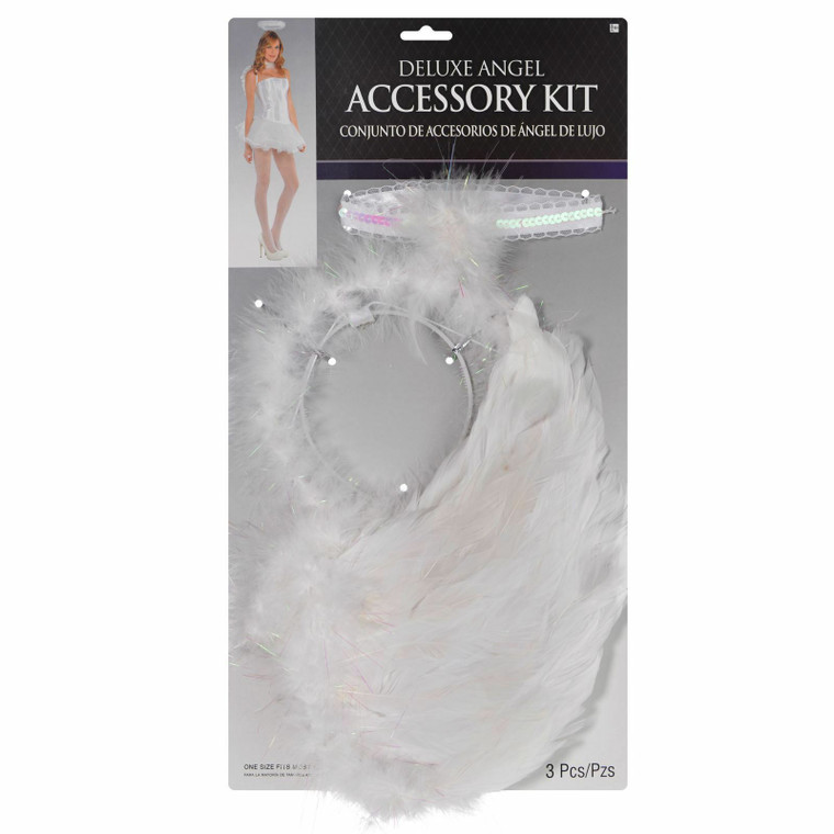 Deluxe Adult Teens Angel Dress Up Kit