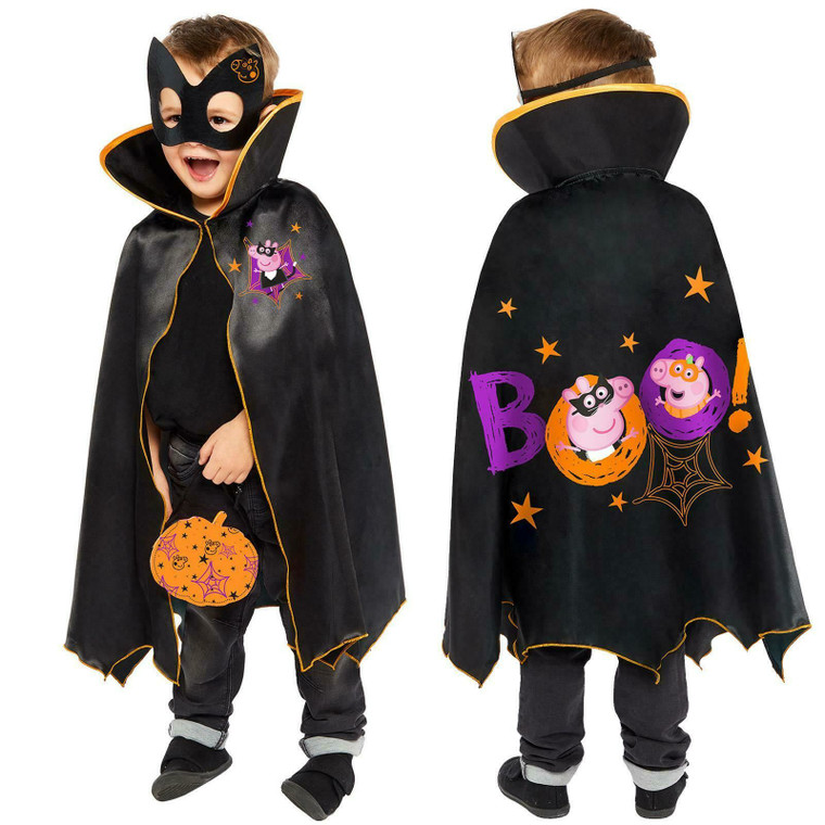 Children's Peppa Pig Halloween Cape Set 