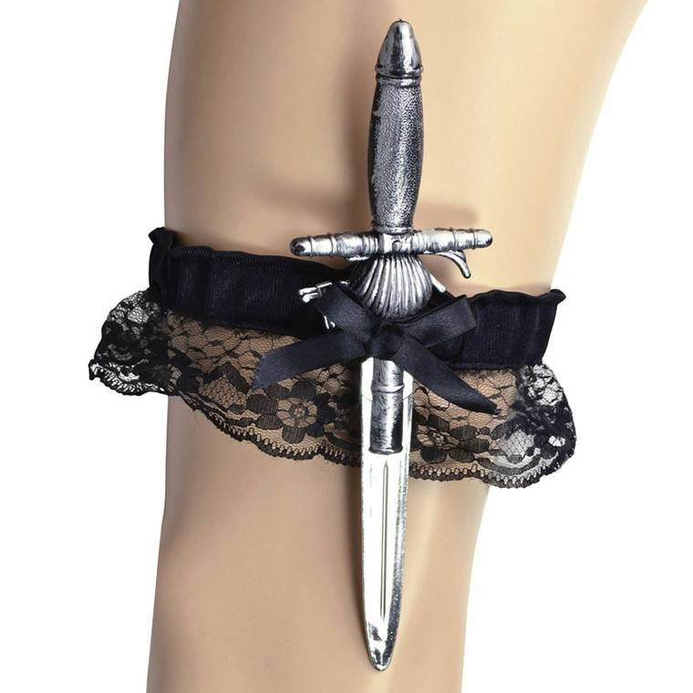 Lace Garter Pirate Dagger Mini Steampunk Knife 