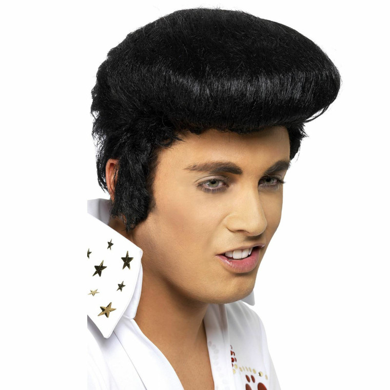 Mens 50s Elvis Quiff Wig 