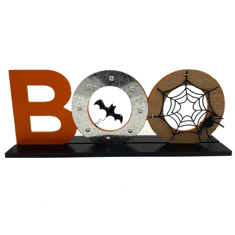 Halloween Boo MDF Party Decoration 