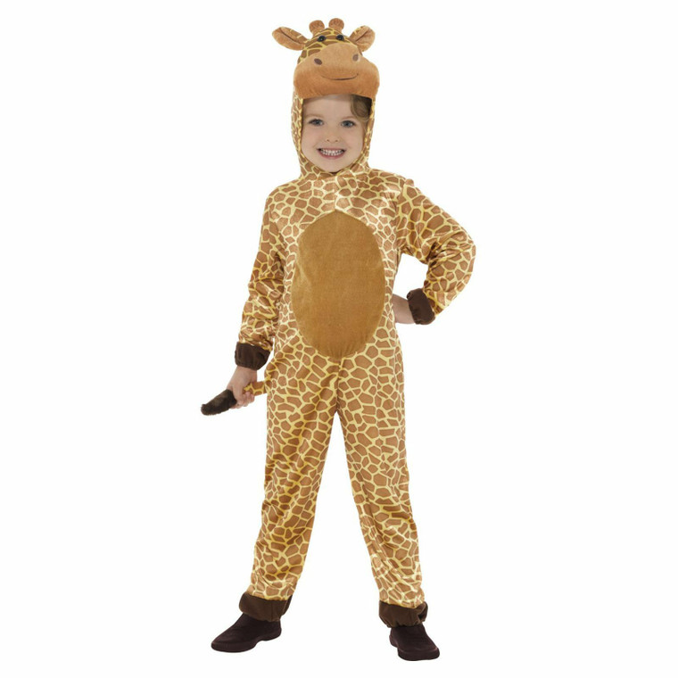 Kids Giraffe Jumpsuit Fancy Dress Costume