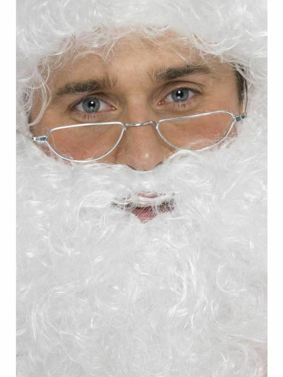 Santa Glasses Half Moon Specs Father Christmas Fancy Dress Costume Accessory