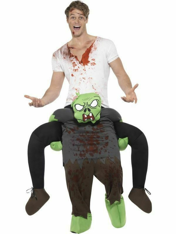 Halloween Style Piggyback One-Sized Zombie Horror Coustume Unisex Adult