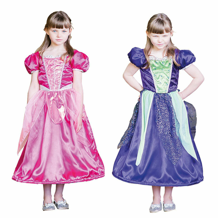 Girls Pretty Princess to Wicked Witch Reversible Costume