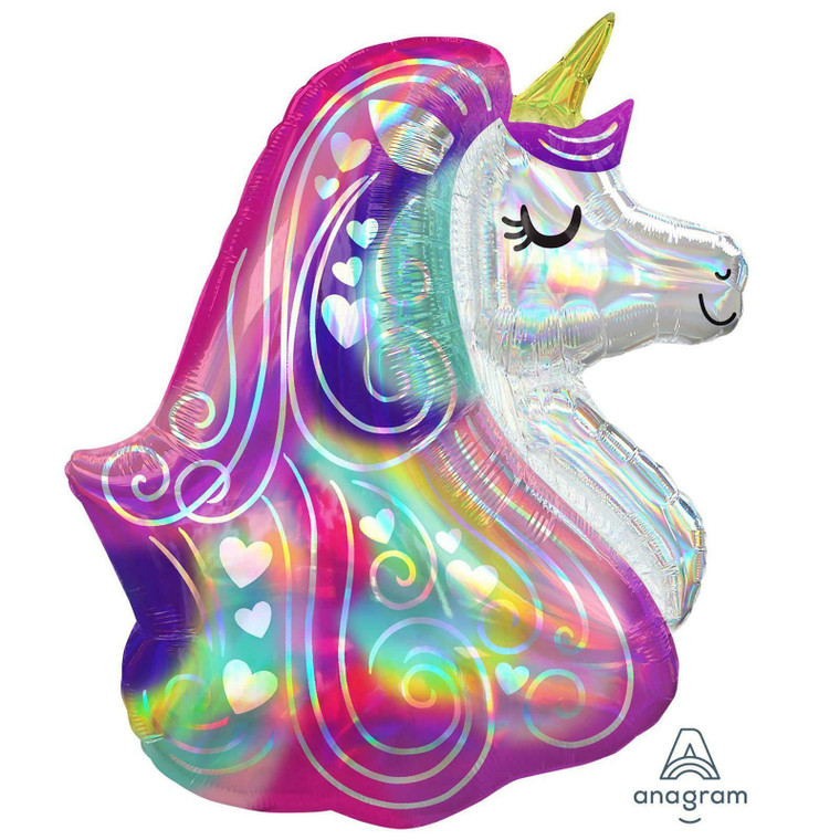 63cm x 76cm Unicorn Shaped Balloon 