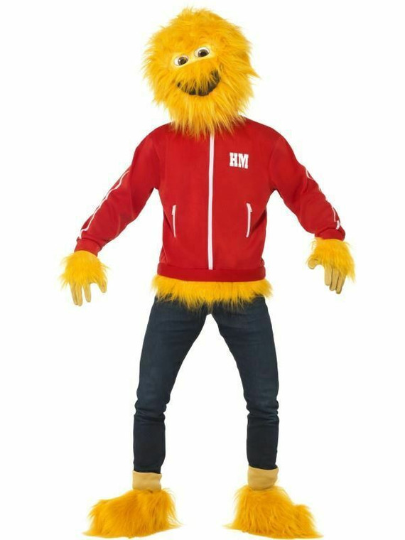 Adult 80'S Honey Monster Sugar Puffs Mens Retro Animal Mascot Costume MEDIUM