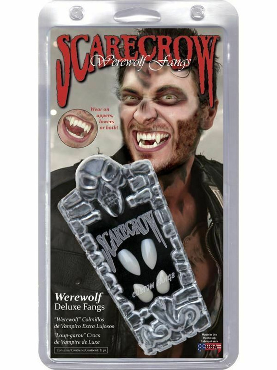 Adults Vampire Werewolf Teeth Fangs Halloween Fancy Dress Costume Accessory