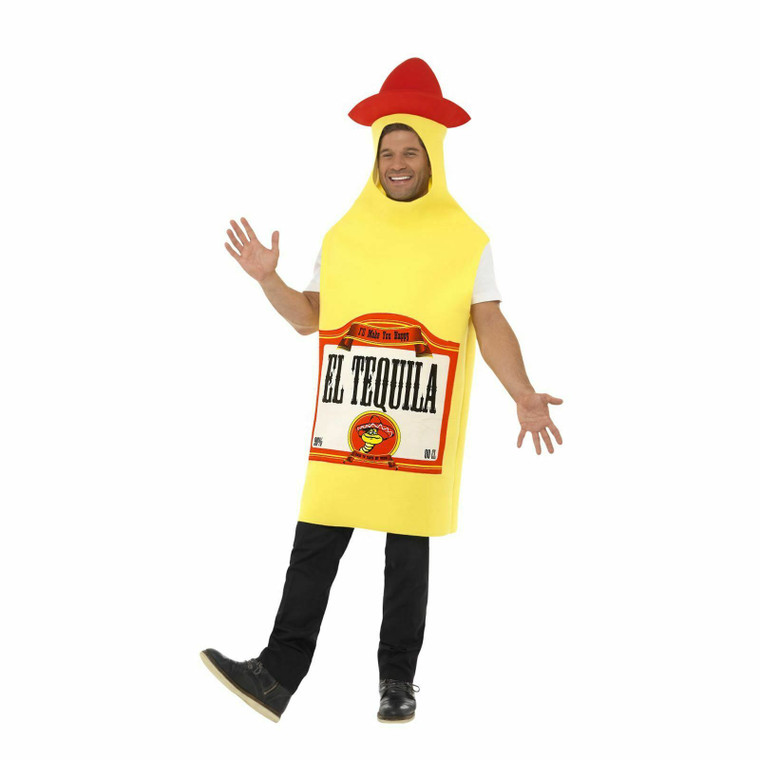 Mens Tequila Bottle Fancy Dress Costume