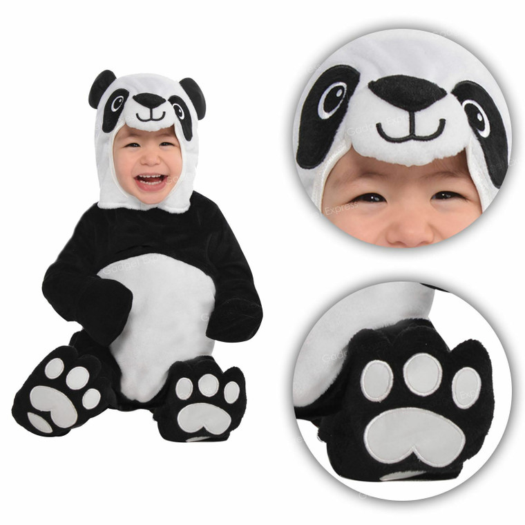 Babies Precious Panda Animal Fancy Dress Costume