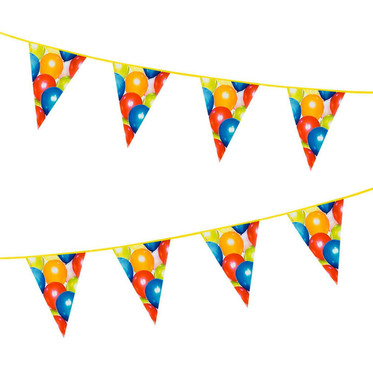 6m Plastic Balloon Printed Bunting