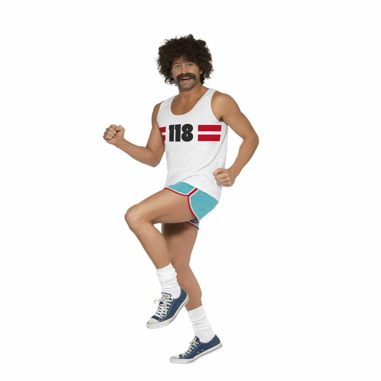 Mens 118-118 Runner Top and Shorts Costume
