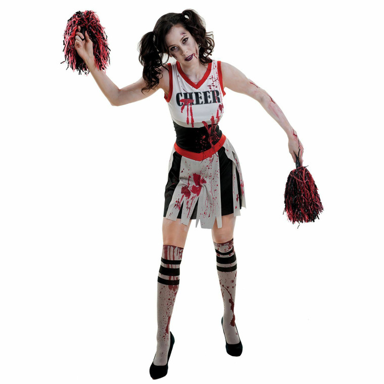 Ladies Zombie High School Cheerleader Costume