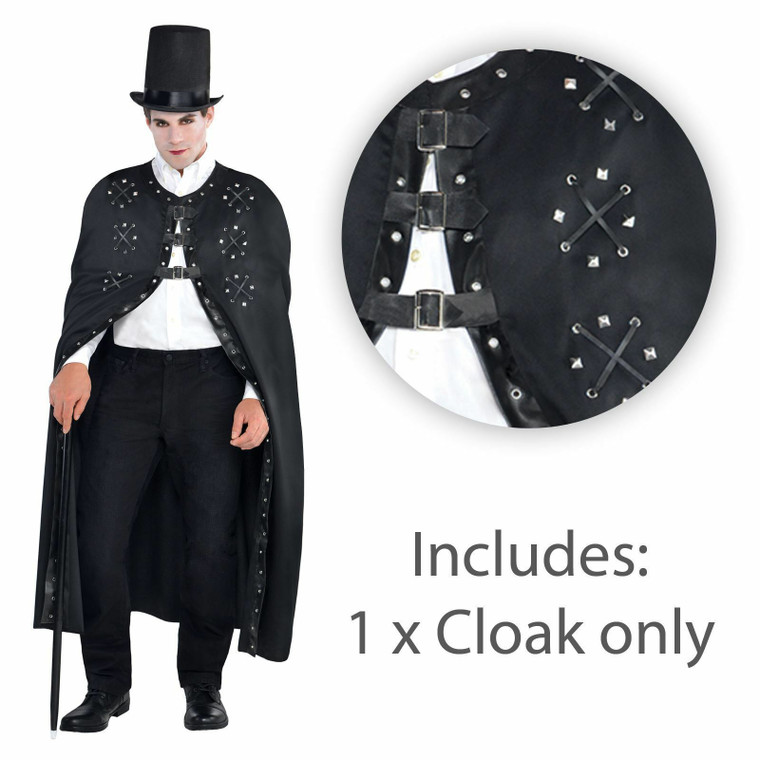 Mens Gothic Steampunk Cloak