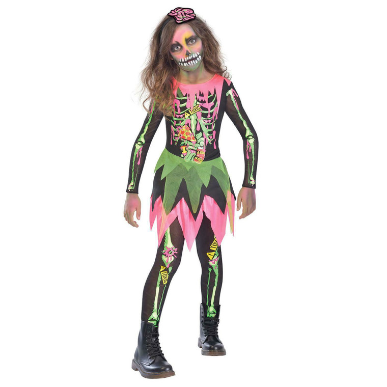 Toxic Skeleton Zombie Costume