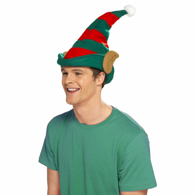 Adults Christmas Elf Hat With Ears