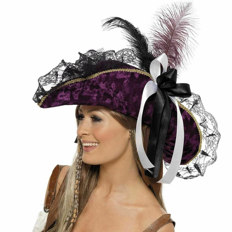 Women's Marauding Pirate Captain Hat