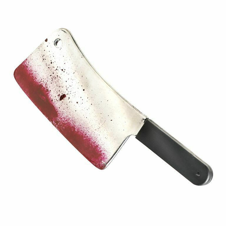 Bloody Knife Cleaver Toy with Blood stains Halloween Horror Costume Cosplay