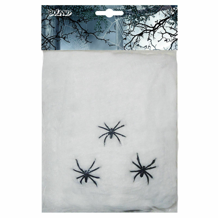 20g Creepy Crawly Spider Cobweb Mesh Halloween Decoration 