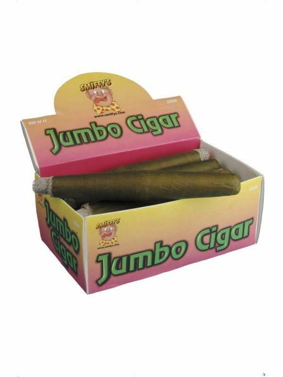 Fake Jumbo Cigar Adults Fancy Dress 1920s Gangster Novelty Costume Accessory