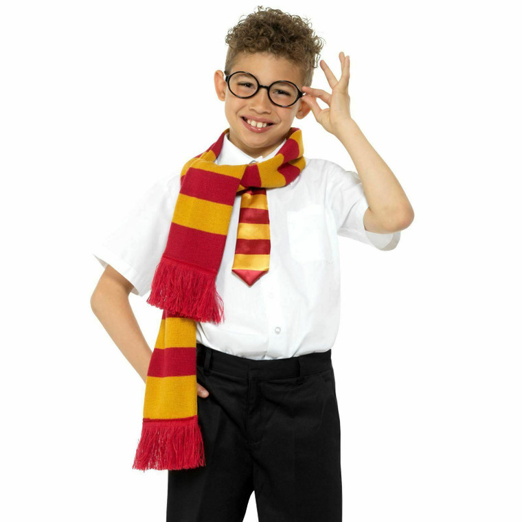 Harry Wizard Boy School Fancy Dress Set