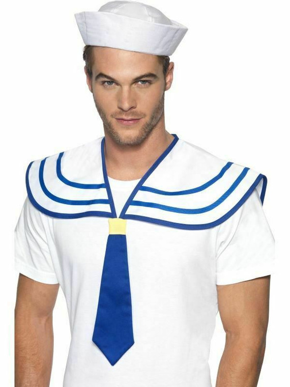 Smiffys Blue Sailor Neck Tie Fancy Dress Accessory Book Day Merchant One Size