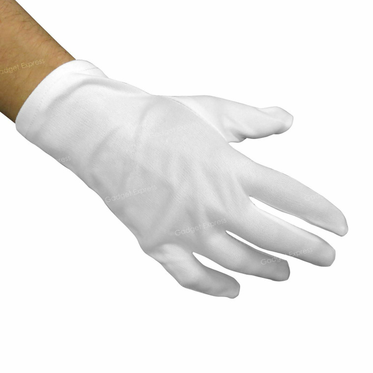 White Magicians Gloves Santa Clown Captain Fancy Dress