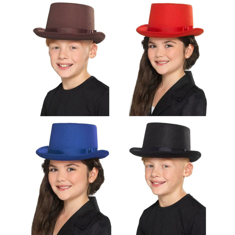 Kids Unisex  One Size Top Hat 