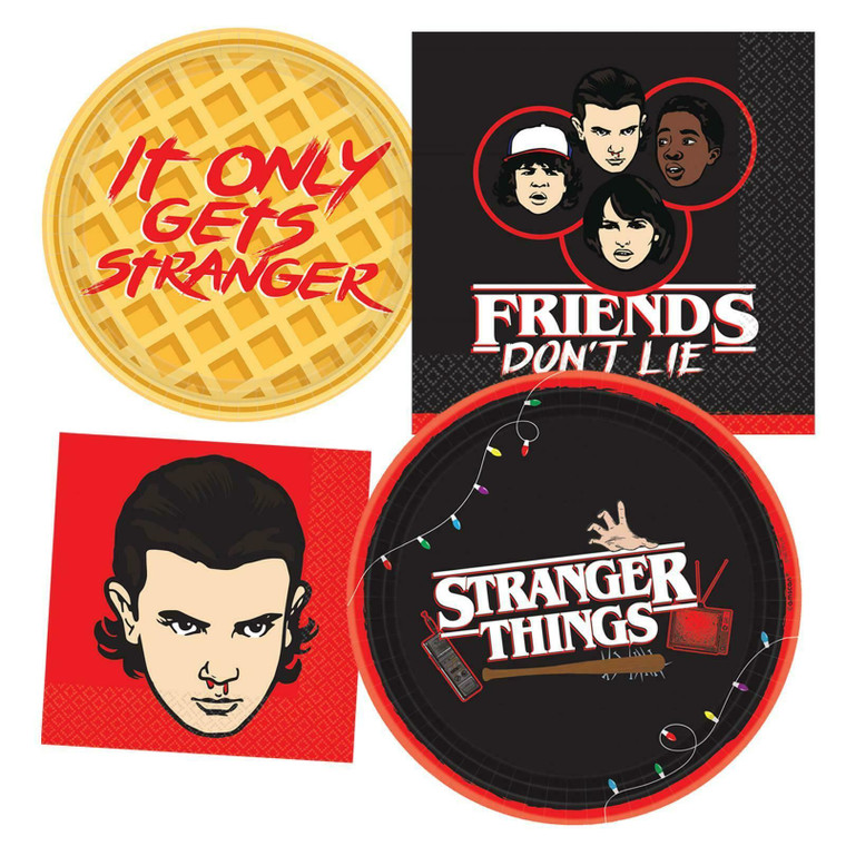 Official Netflix's Stranger Things Watch Party Tableware Eleven Napkins Plates