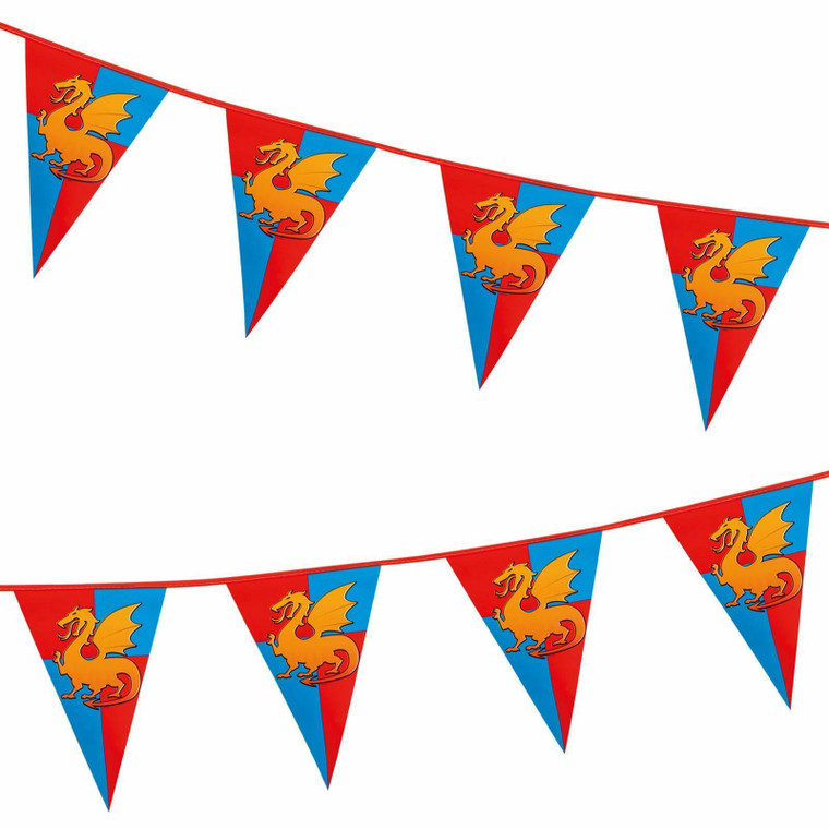 6m Dragon Pennant Bunting