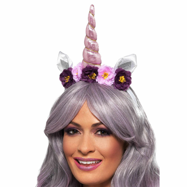 Magical Purple Unicorn Headband Accessory 