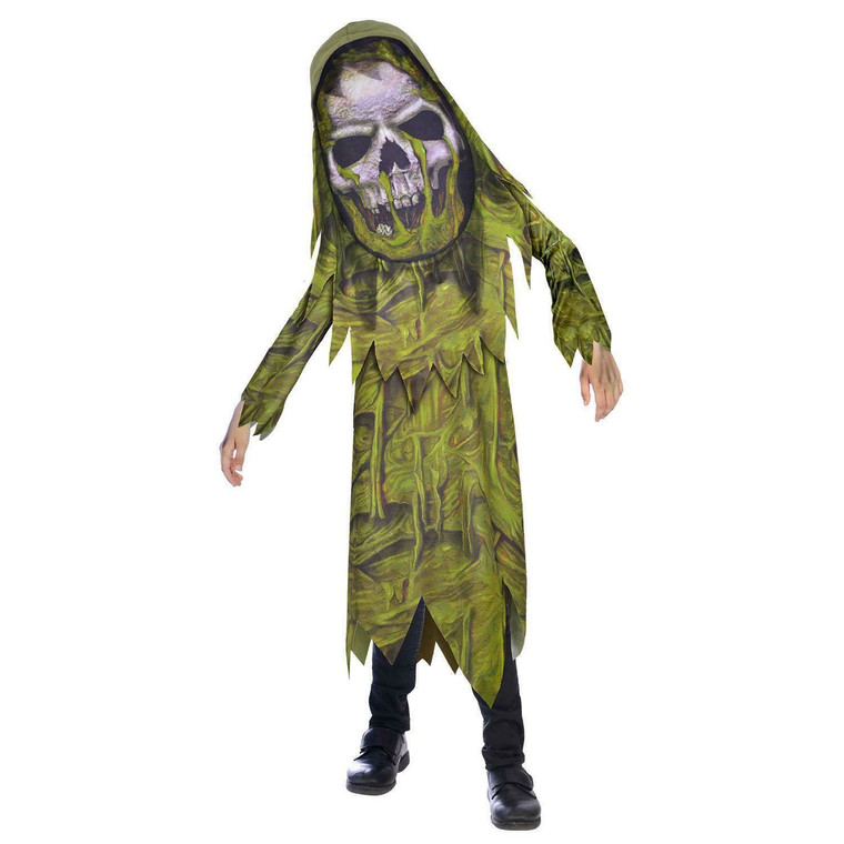 Kids Swamp Zombie Big Head Costume 