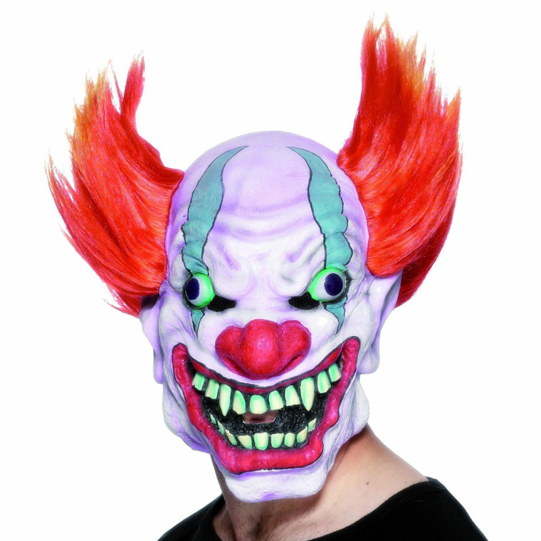 Sinister Smile Carnival Clown Latex Mask