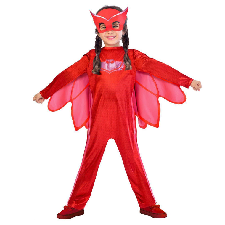 Kids Girls Official PJ Masks Owlette Costume