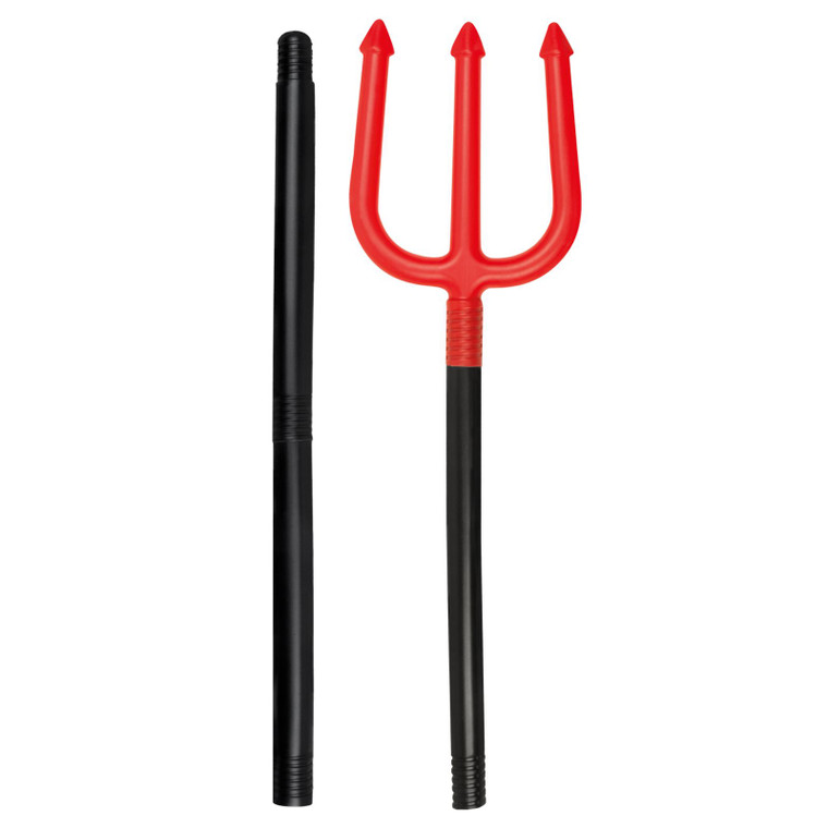 Devil Pitch Fork Red Black Accessory 