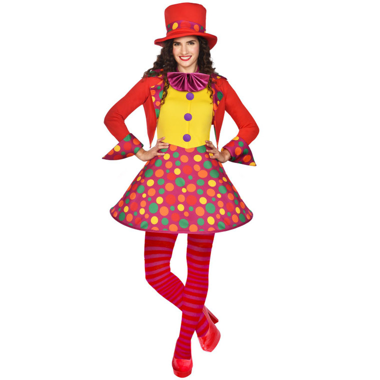 Girls Circus Clown Costume